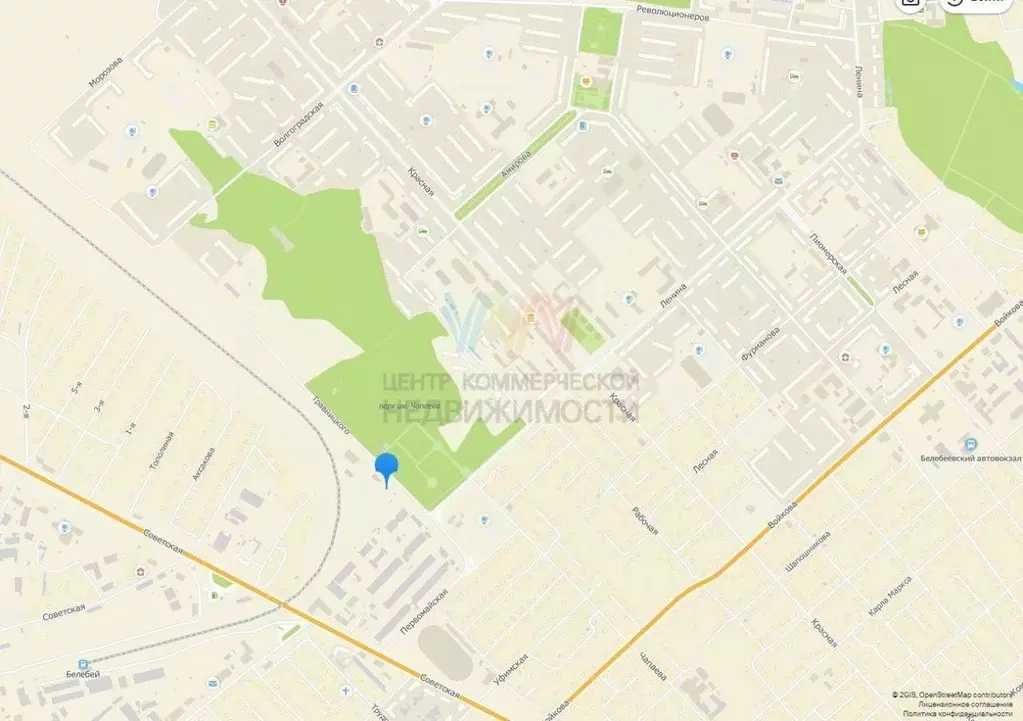 Торговая площадь в Башкортостан, Белебей ул. Травницкого, 1 (1080 м) - Фото 2