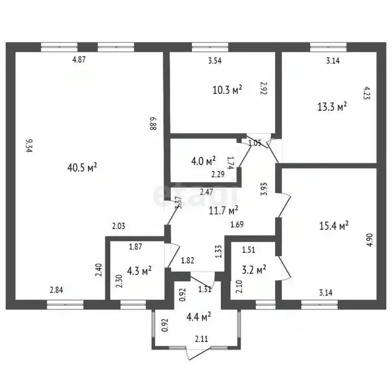 Дом в Ленинградская область, Волосовский район, Клопицкое с/пос, д. ... - Фото 2