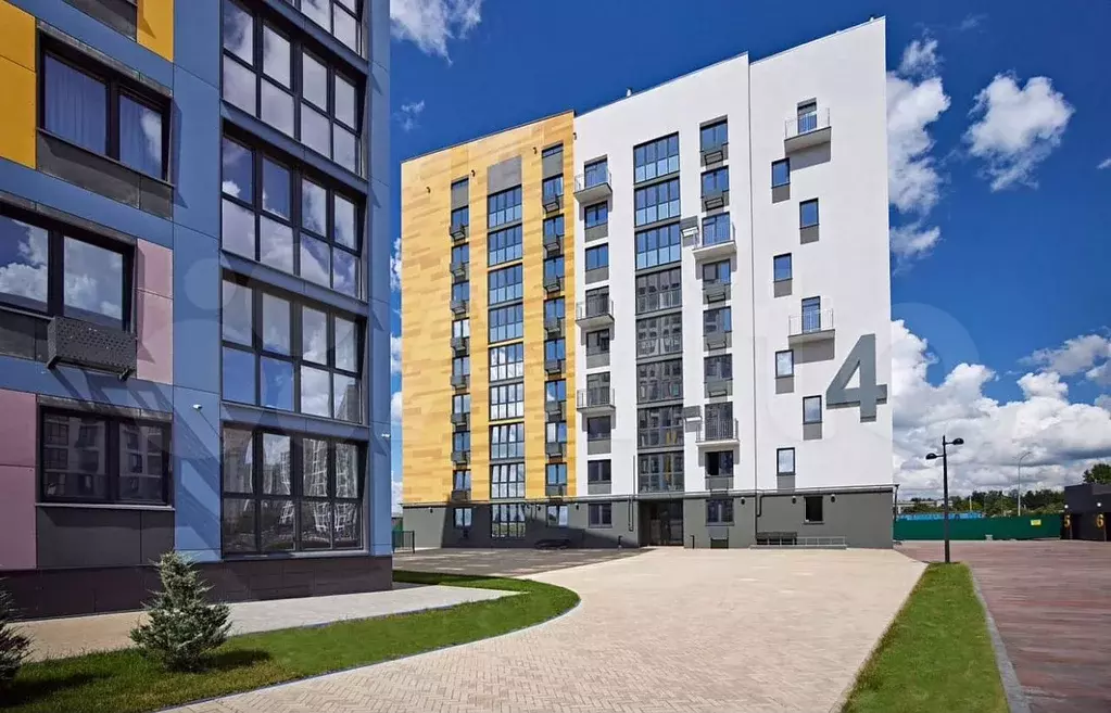 1-к. квартира, 48,4 м, 4/9 эт. - Фото 0