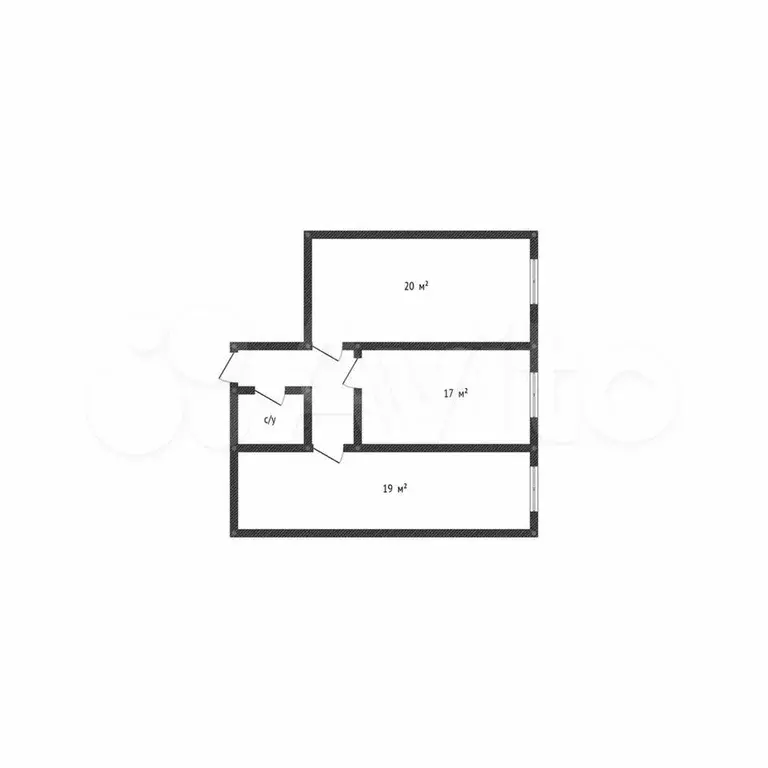 2-к. квартира, 61,7 м, 3/7 эт. - Фото 0