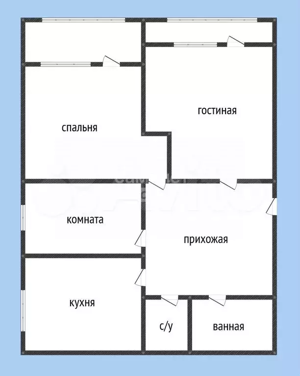 3-к. квартира, 70 м, 4/9 эт. - Фото 0