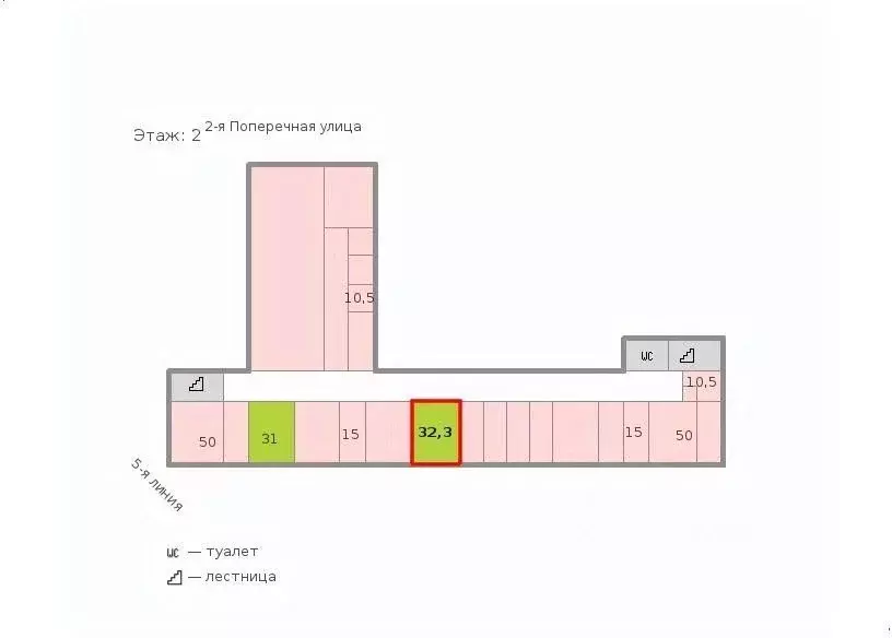 Офис в Санкт-Петербург ул. 2-я Поперечная, 15А (32 м) - Фото 1