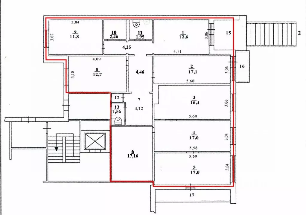 Офис в Челябинская область, Челябинск ул. Островского, 36 (142 м) - Фото 2
