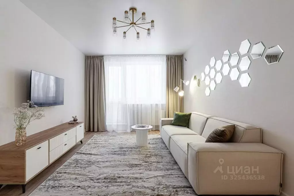 2-к кв. Татарстан, Казань ул. Мусина, 53 (47.4 м) - Фото 1