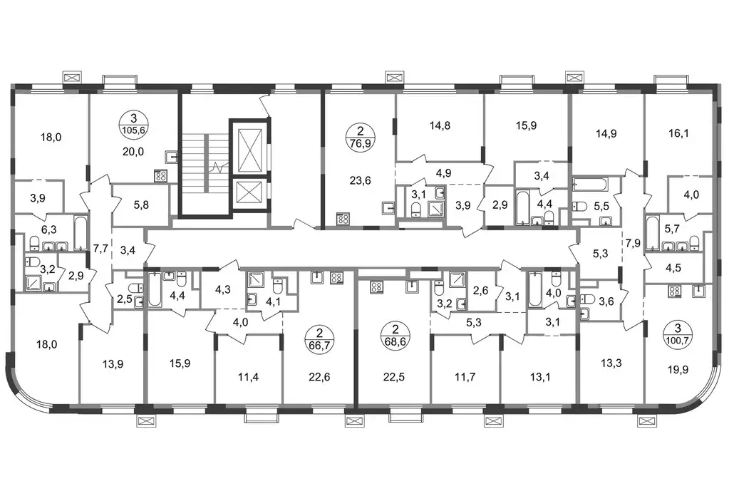 2-к кв. Московская область, Одинцовский городской округ, Заречье пгт ... - Фото 2