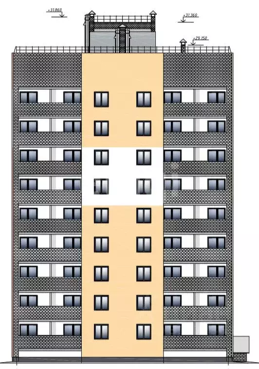 2-к кв. Владимирская область, Муром Пионерская ул., 5 (58.01 м) - Фото 1