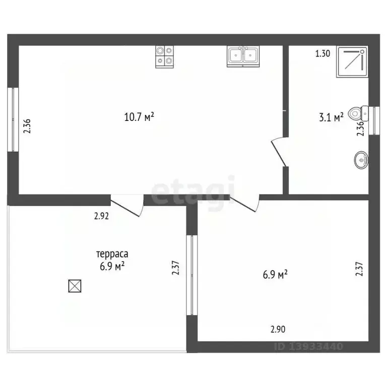Дом в Тюменская область, Тюмень Топаз СНТ, ул. Южная (25 м) - Фото 2