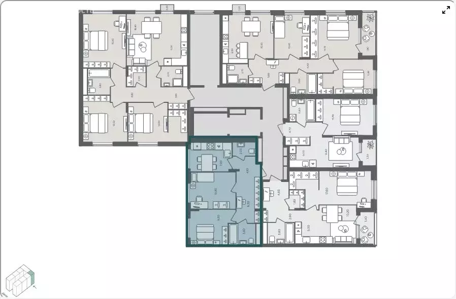 Квартира-студия: село Перхушково, микрорайон Равновесие, 3 (27.7 м) - Фото 2