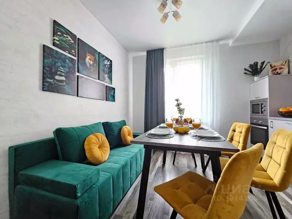 1-к кв. Вологодская область, Череповец просп. Луначарского, 55 (37.0 ... - Фото 1