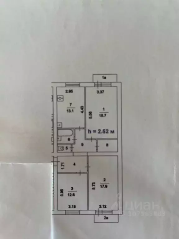 3-к кв. Москва Благодать кп, ул. Генерала Трошева, 20 (78.9 м) - Фото 0