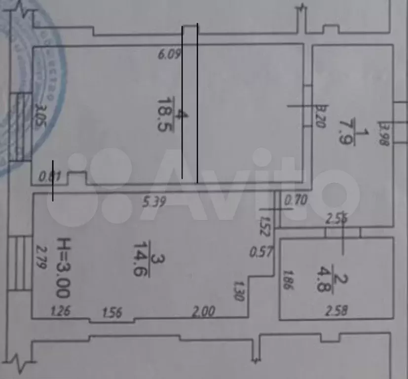 2-к. квартира, 47 м, 7/7 эт. - Фото 0