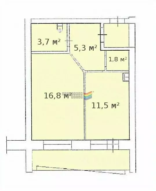 1-к кв. Красноярский край, Красноярск ул. Елены Стасовой, 40А (39.1 м) - Фото 2