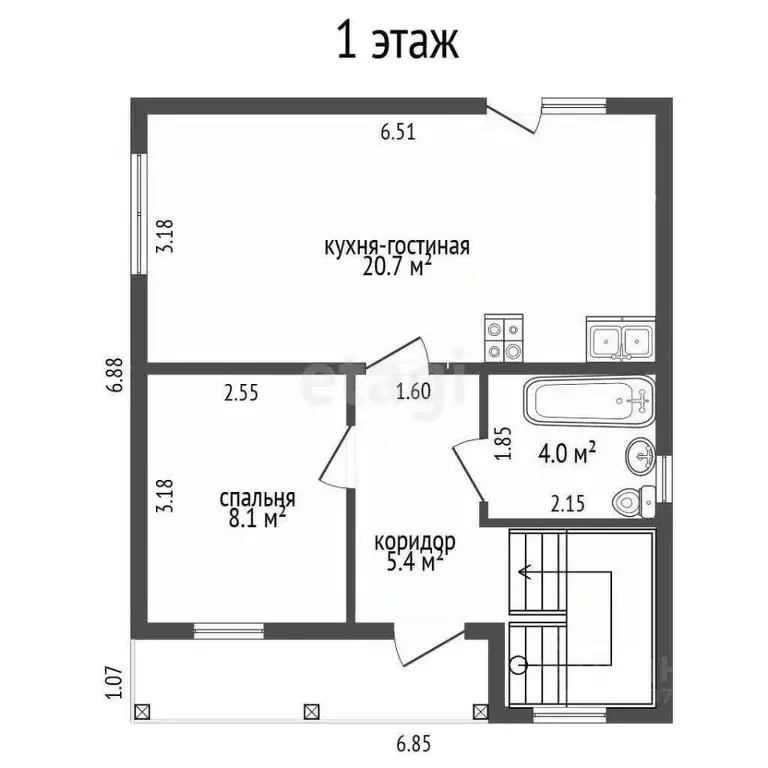 Дом в Орловская область, Орловский муниципальный округ, д. Хардиково ... - Фото 1