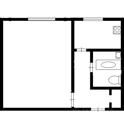 1-к кв. Омская область, Омск ул. Лермонтова, 32 (30.4 м) - Фото 1