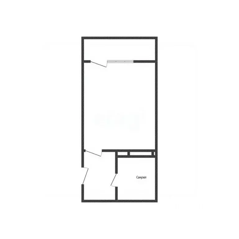 Студия Курская область, Курск ул. Энгельса, 158к1 (28.1 м) - Фото 1