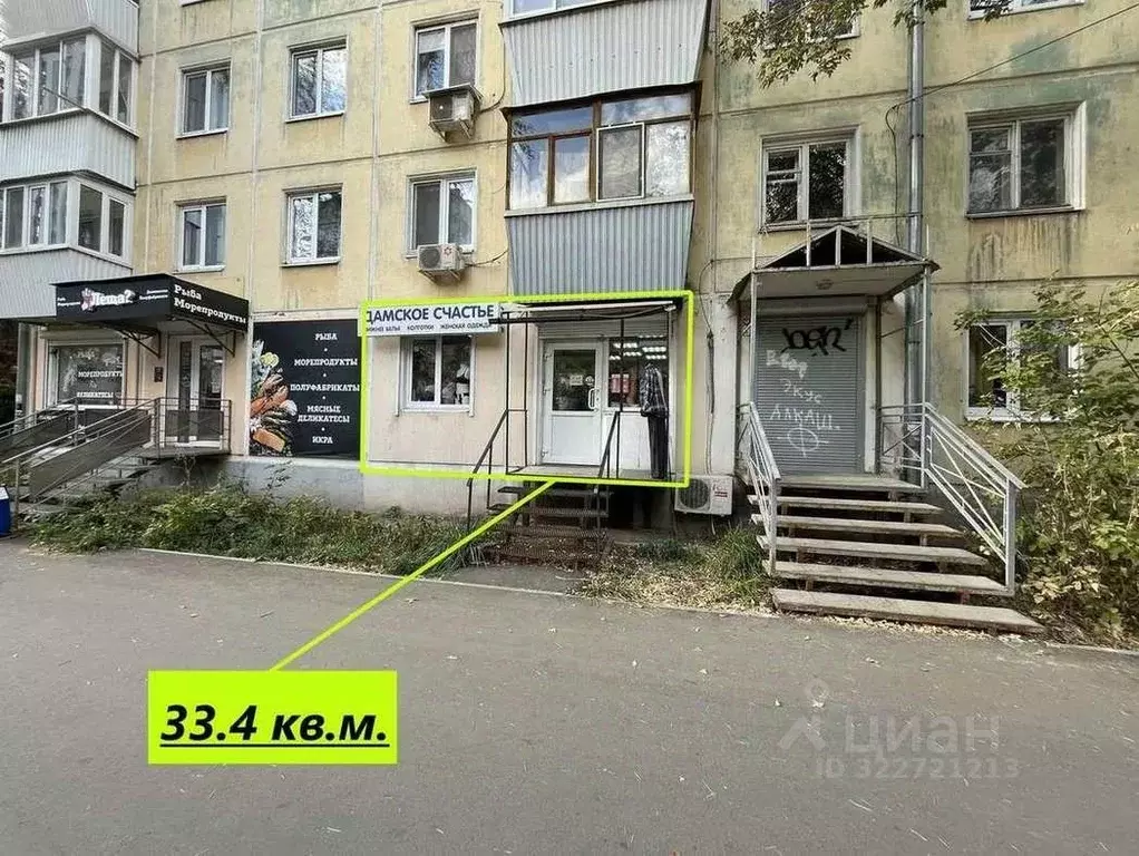 Торговая площадь в Самарская область, Самара ул. Мичурина, 120 (33 м) - Фото 1