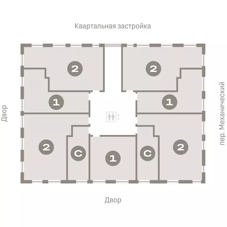 1-комнатная квартира: Екатеринбург, жилой район Эльмаш, Механический ... - Фото 2