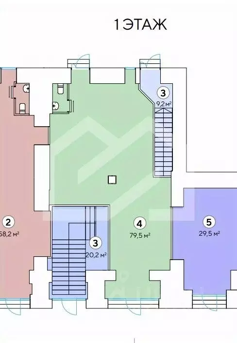 Торговая площадь в Москва 1-я Тверская-Ямская ул., 11 (80 м) - Фото 2