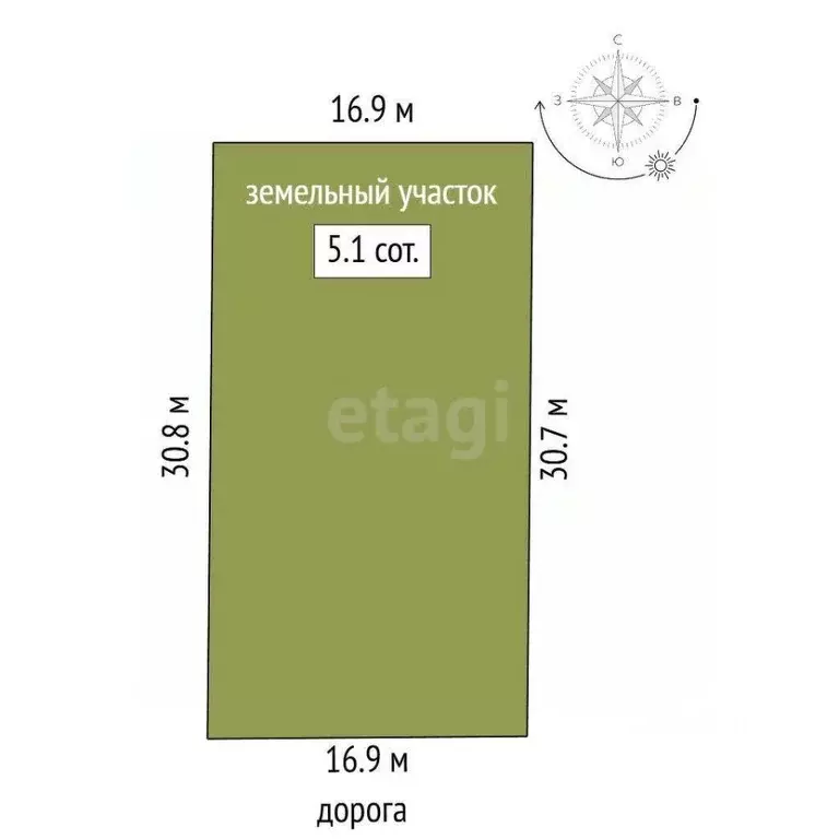 Участок в Крым, Симферопольский район, Молодежное пгт ул. Виноградная ... - Фото 2