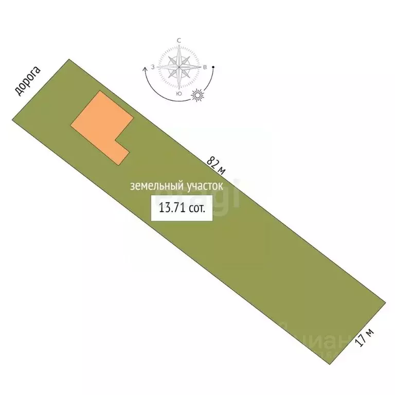 Дом в Крым, Кировский район, с. Яркое Поле ул. Привокзальная (76 м) - Фото 2