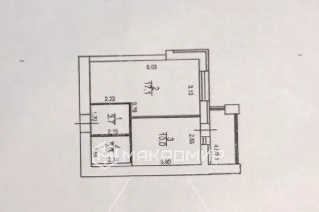 1-к кв. Кировская область, Киров ул. Героя Ивана Костина, 4 (34.1 м) - Фото 2