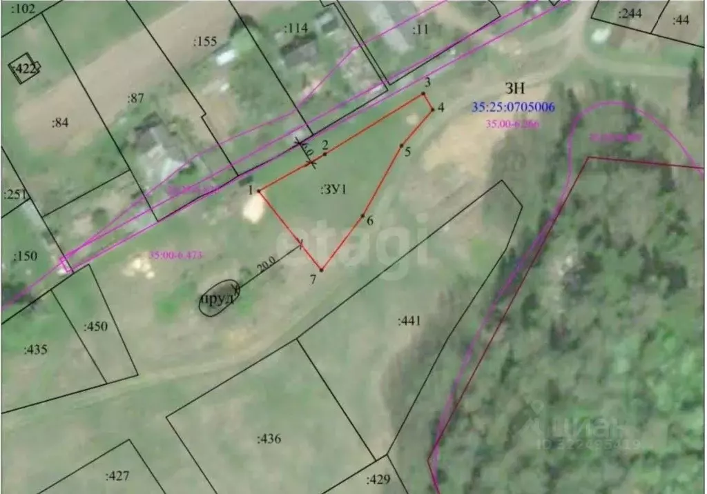 Участок в Вологодская область, д. Кирики-Улита  (7.33 сот.) - Фото 2
