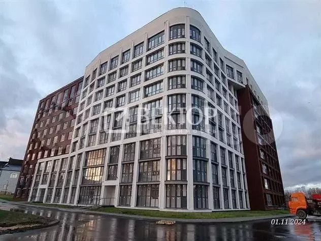 1-к. квартира, 48 м, 6/9 эт. - Фото 1