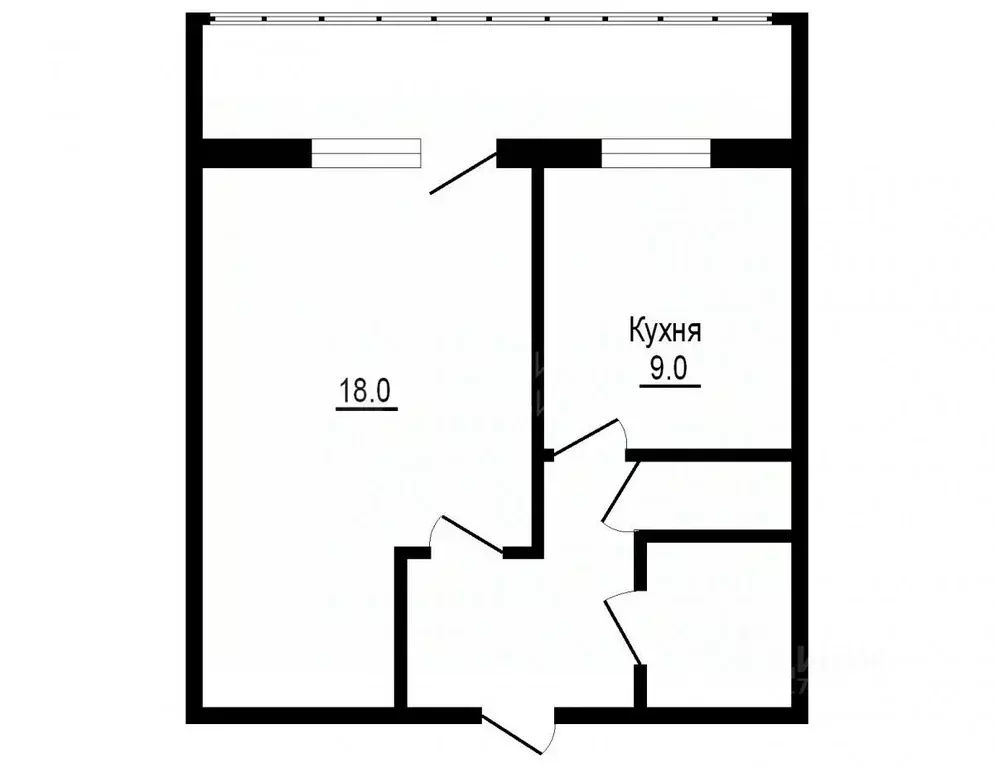 1-к кв. Тюменская область, Тюмень Магаданская ул., 11 (33.4 м) - Фото 2