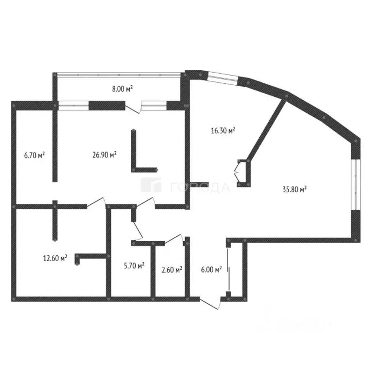 2-к кв. Алтайский край, Барнаул тракт Змеиногорский, 104М/3 (113.2 м) - Фото 1