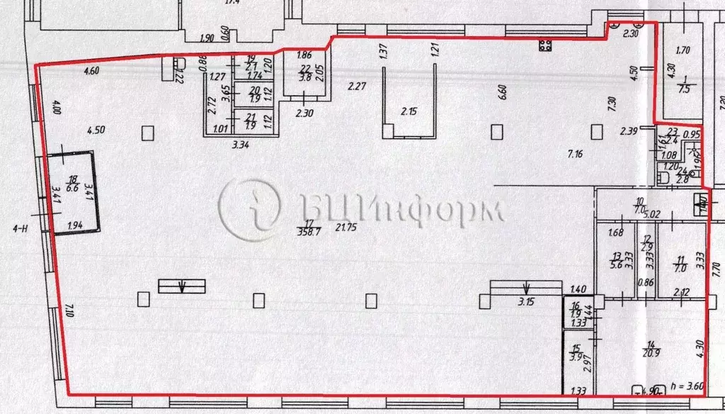 Помещение свободного назначения в Санкт-Петербург Инструментальная ... - Фото 2