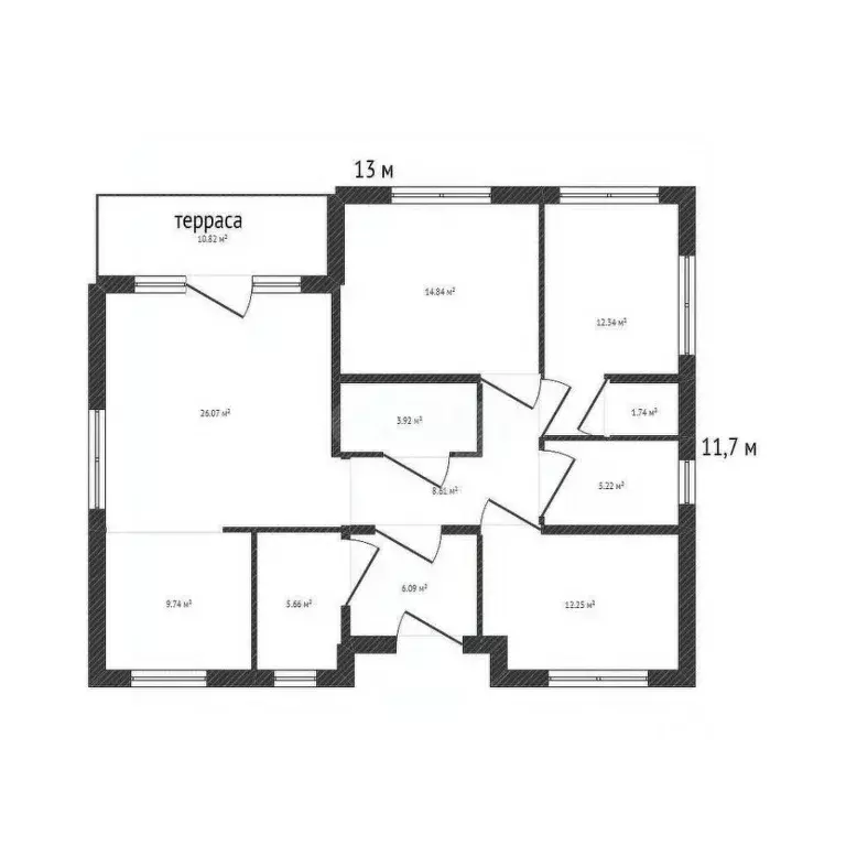 Дом в Брянская область, Брянск ул. Тенишевой (110 м) - Фото 2
