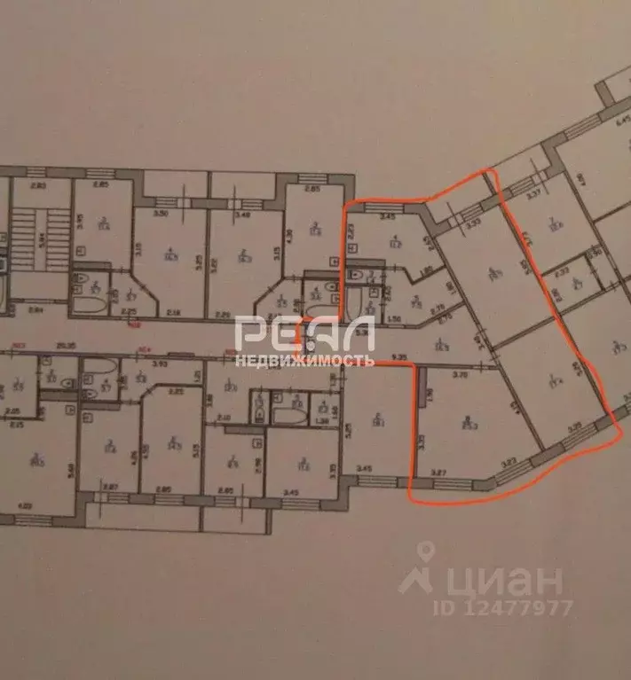 3-к кв. Ленинградская область, Гатчина ул. Рощинская, 17Б (101.4 м) - Фото 2