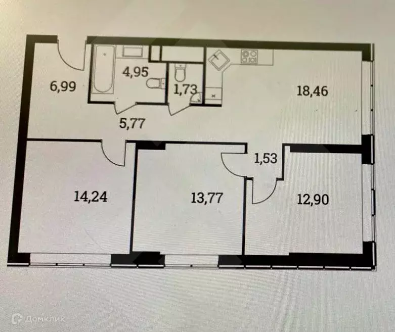 Продаётся 3-к квартира, 80 м - Фото 0