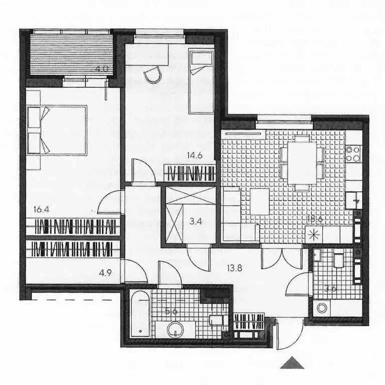 2-к кв. Пензенская область, Пенза ул. Урицкого, 48 (80.0 м) - Фото 0