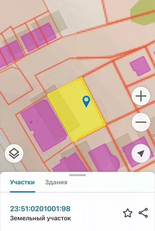 Участок в Краснодарский край, Туапсе ул. Калараша, 72 (13.0 сот.) - Фото 2