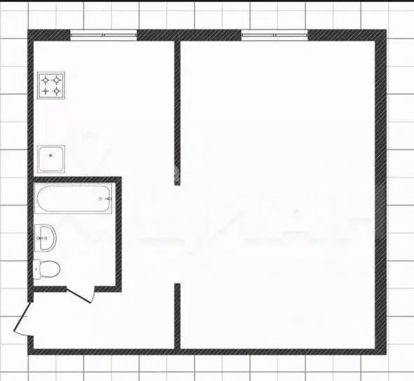 1-к кв. Курская область, Курск Курского завода тракторных запчастей ... - Фото 2