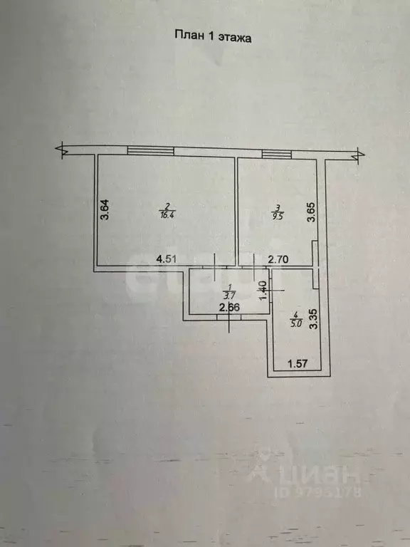 1-к кв. Татарстан, Пестречинский район, Богородское с/пос, д. Куюки, ... - Фото 2
