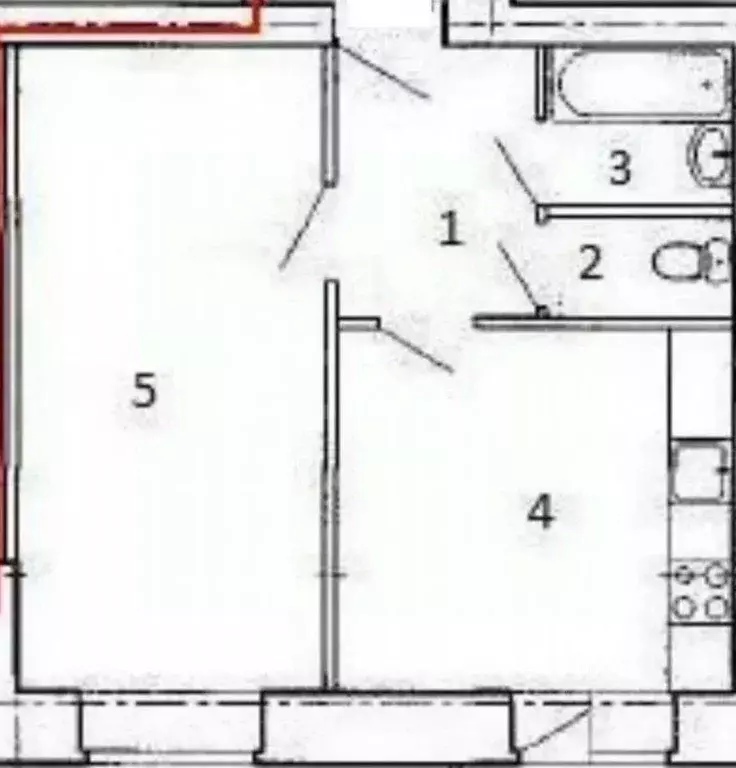 1-к кв. Костромская область, Кострома Кинешемское ш., 34а (39.0 м) - Фото 2