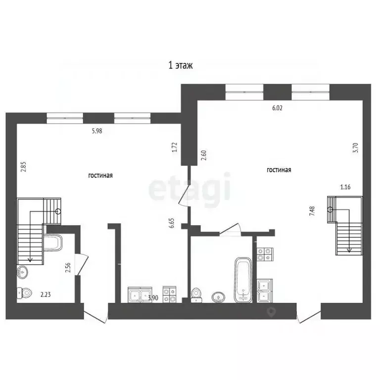 4-к кв. Крым, Судак ул. Приморская, 30А (119.8 м) - Фото 2