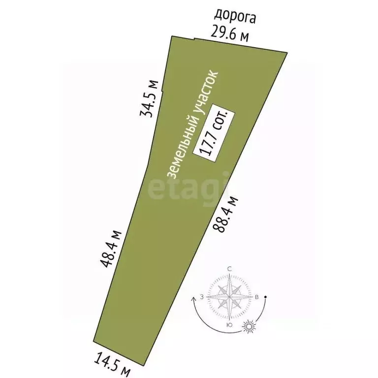 Участок в Владимирская область, Муром с. Панфилово, ул. Полевая, 1 ... - Фото 2