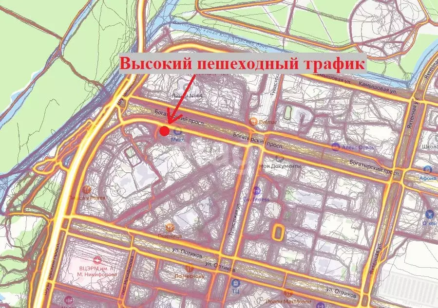 Помещение свободного назначения в Санкт-Петербург Богатырский просп., ... - Фото 2