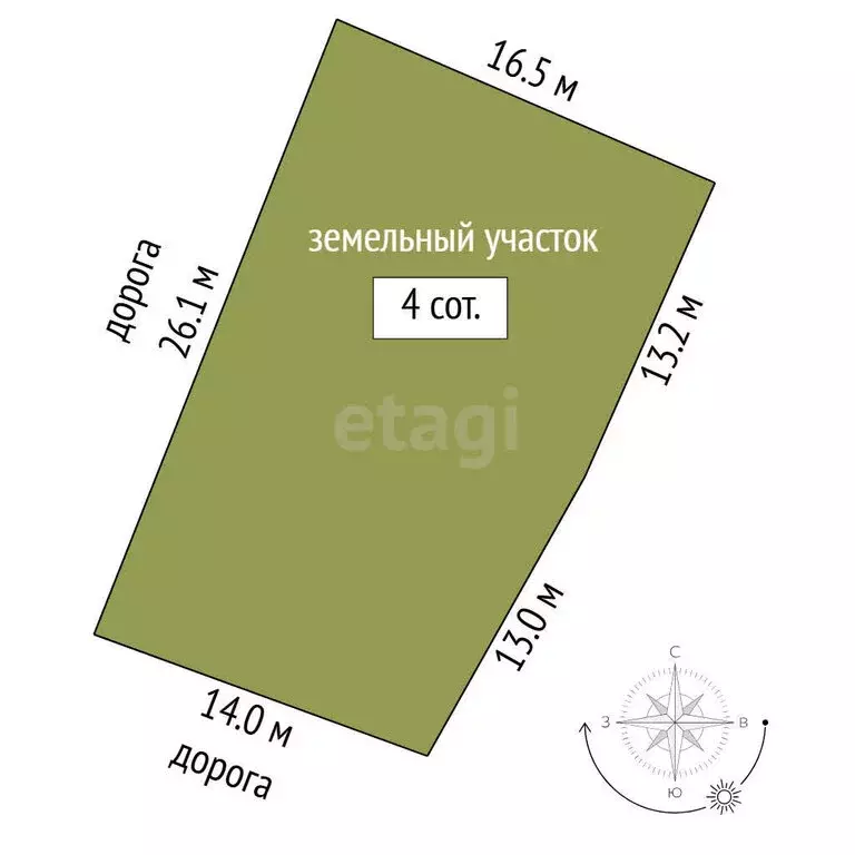 Участок в Тюмень, территория СОСН Малинка, Дальняя улица (4 м) - Фото 1