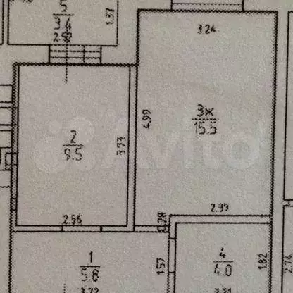 1-к. квартира, 38,2 м, 7/8 эт. - Фото 0