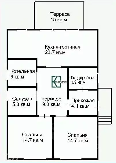 Дом в Краснодарский край, Абинск ул. Шмидта (82 м) - Фото 1
