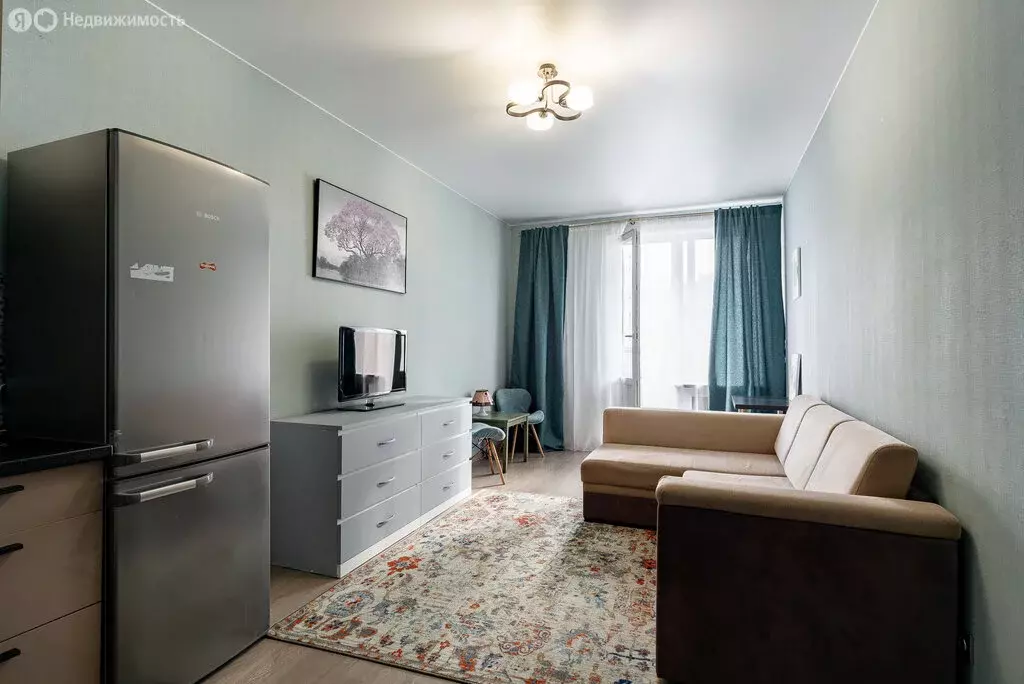 Квартира-студия: Санкт-Петербург, улица Маршала Казакова, 70к1 (27.5 ... - Фото 1
