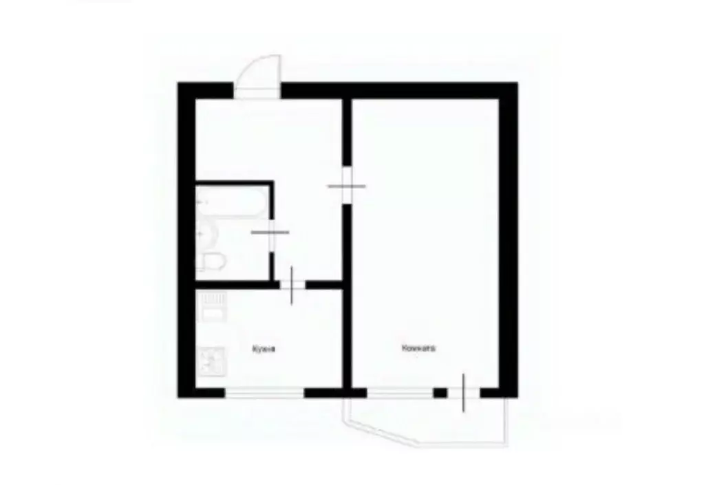 1-к кв. Москва ул. Раменки, 11К2 (37.8 м) - Фото 2