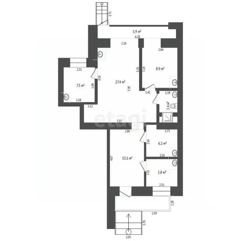 Помещение свободного назначения в Тюменская область, Тюмень ... - Фото 2