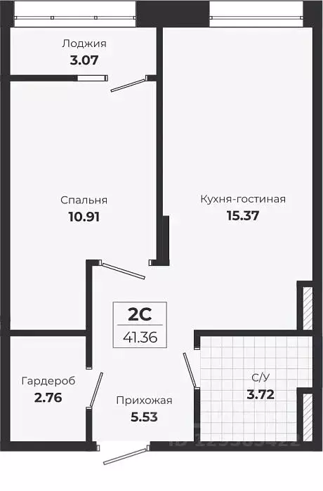 1-к кв. Новосибирская область, Новосибирск Лесоперевалка мкр, Ясный ... - Фото 0