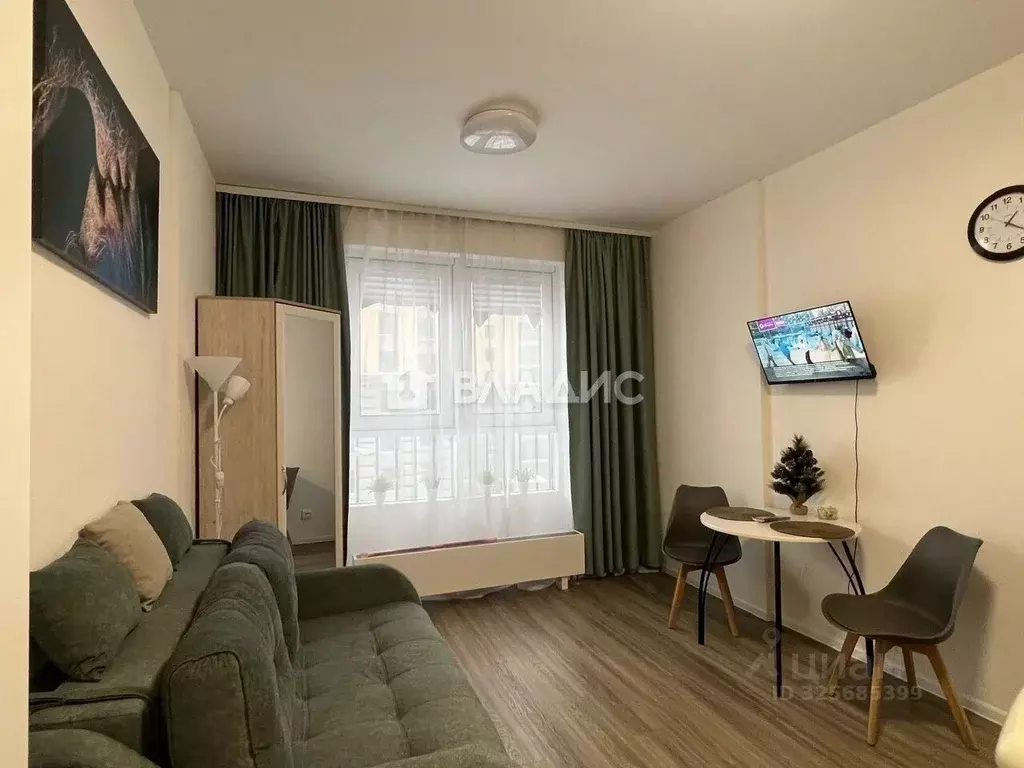 Студия Санкт-Петербург Октябрьская наб., 40 (20.2 м) - Фото 1