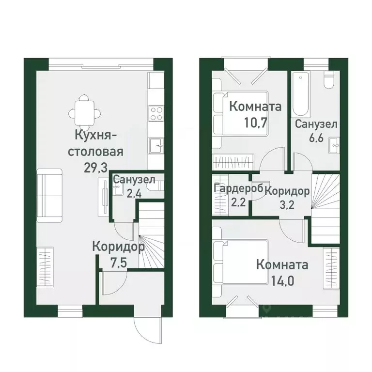 2-к кв. Челябинская область, Челябинский городской округ, пос. ... - Фото 1